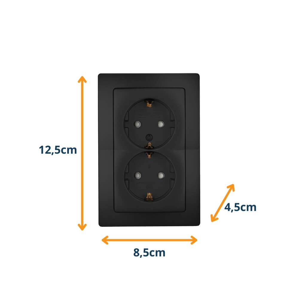 Prise Paris 2 voies avec disjoncteur différentiel Lyora 4008224657006