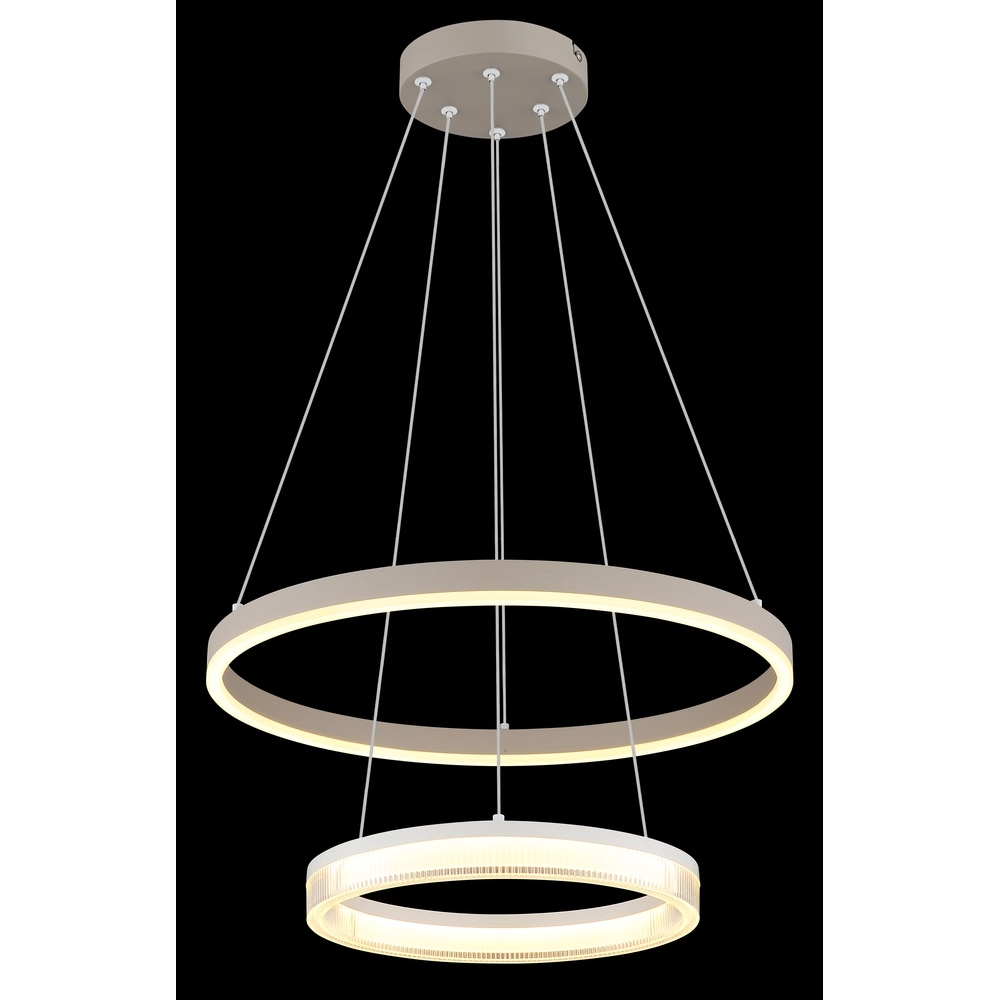 Suspension moderne Zara brun sable Ø 50cm Globo 9007371573073