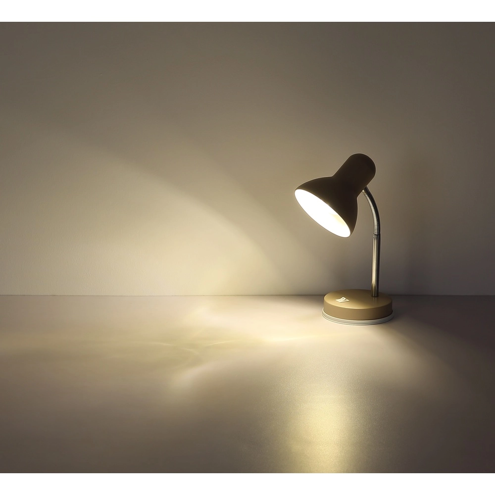 Lampe de bureau Basic brun sable Globo 9007371586011