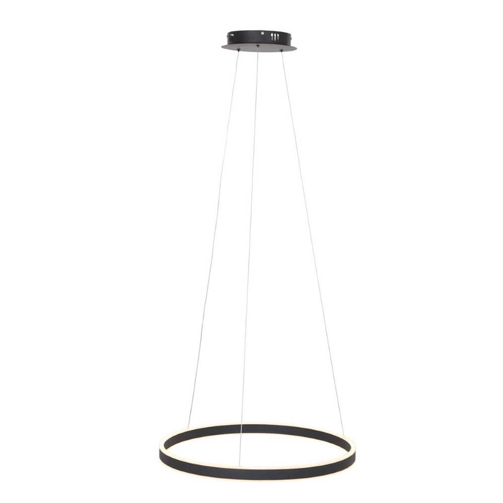 Lampe suspendue LED Ringlux noir Steinhauer 8712746166811