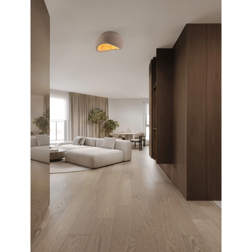 Plafonnier naturel Aere marron 50cm Lyora 5212017476784