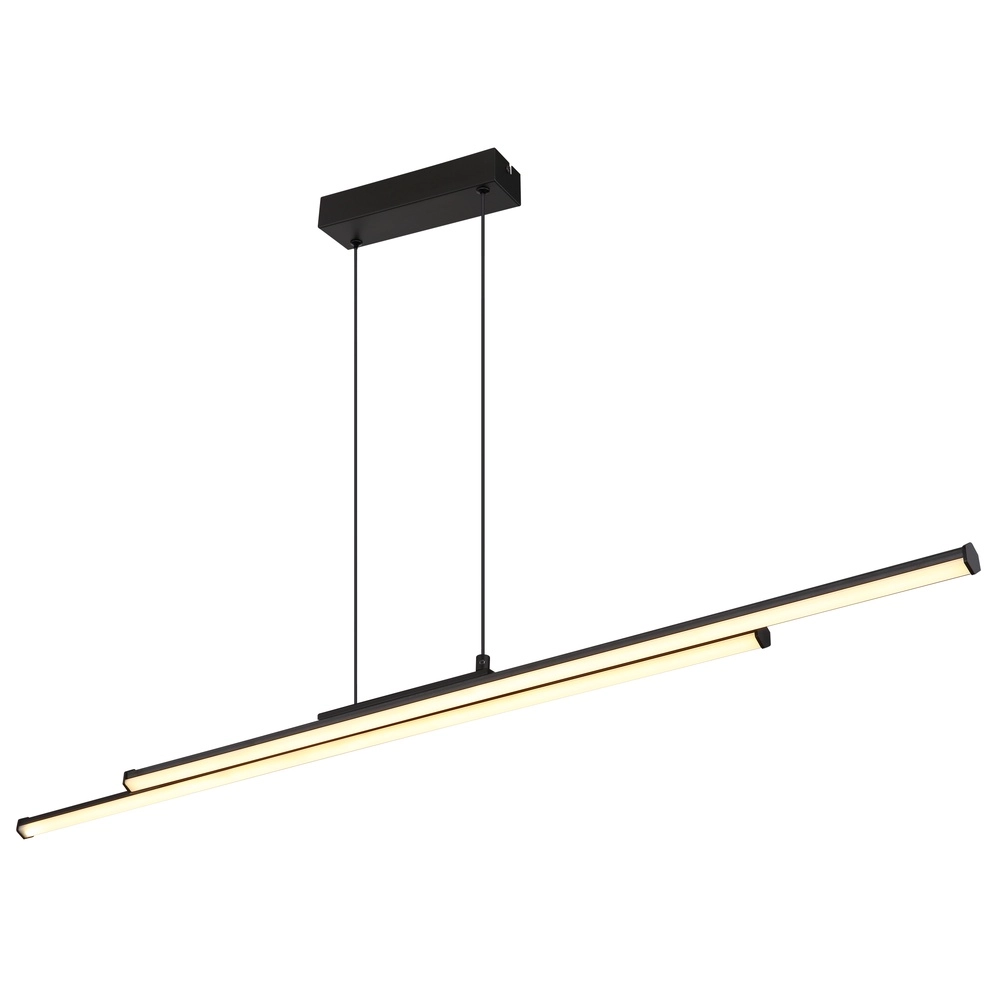 Lampe pendante moderne Kirina 110 cm noir