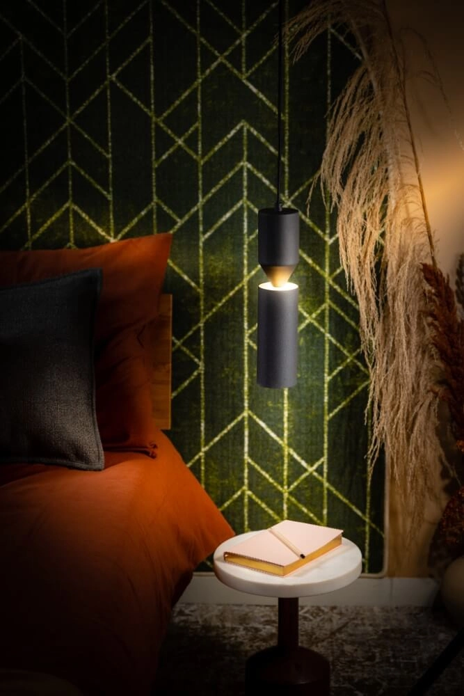 Lampe suspendue noire Pencil Ø 8 cm ETH 8720195305118