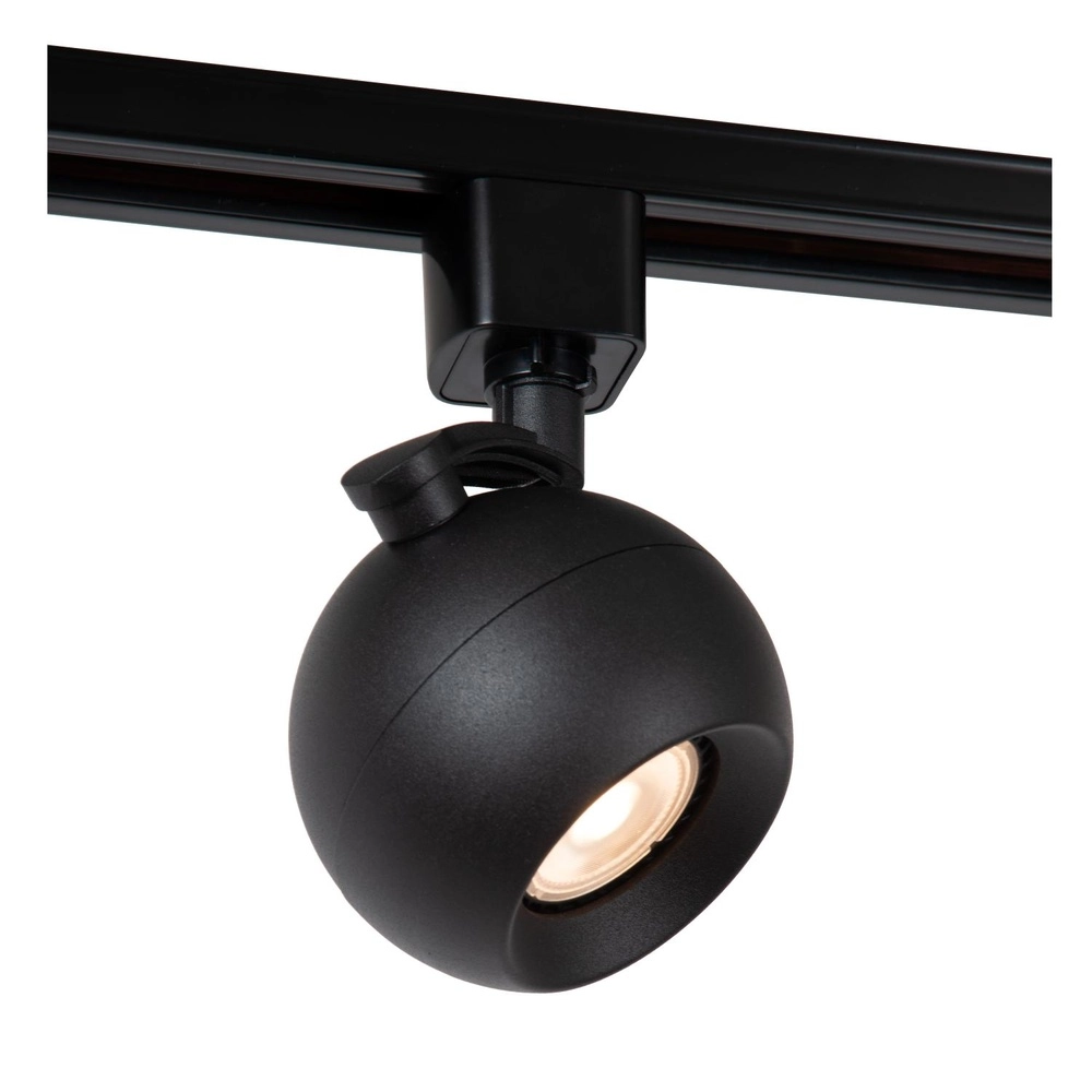 Spot ferroviaire Track Favori Noir monophasé Lucide 5411212093349