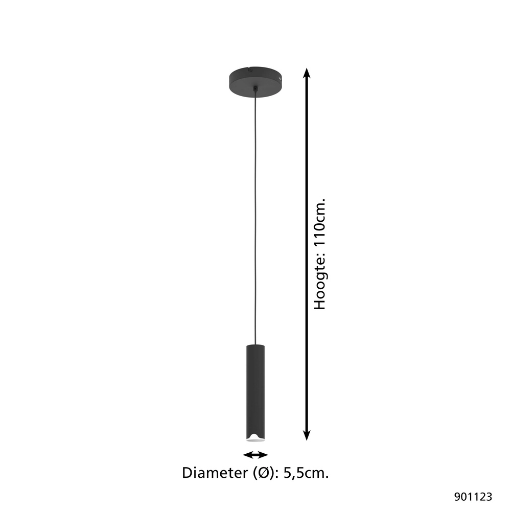 Pendentif Zigbee Balamorta-Z LED - Noir Eglo 9008606312849