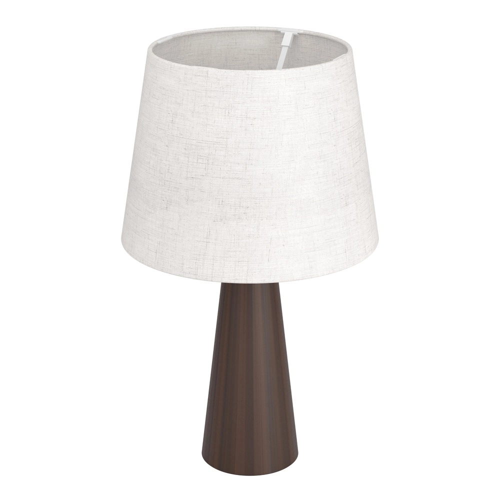 Lampe de table de campagne Patemsico Marron avec capot Eglo 9008606406647