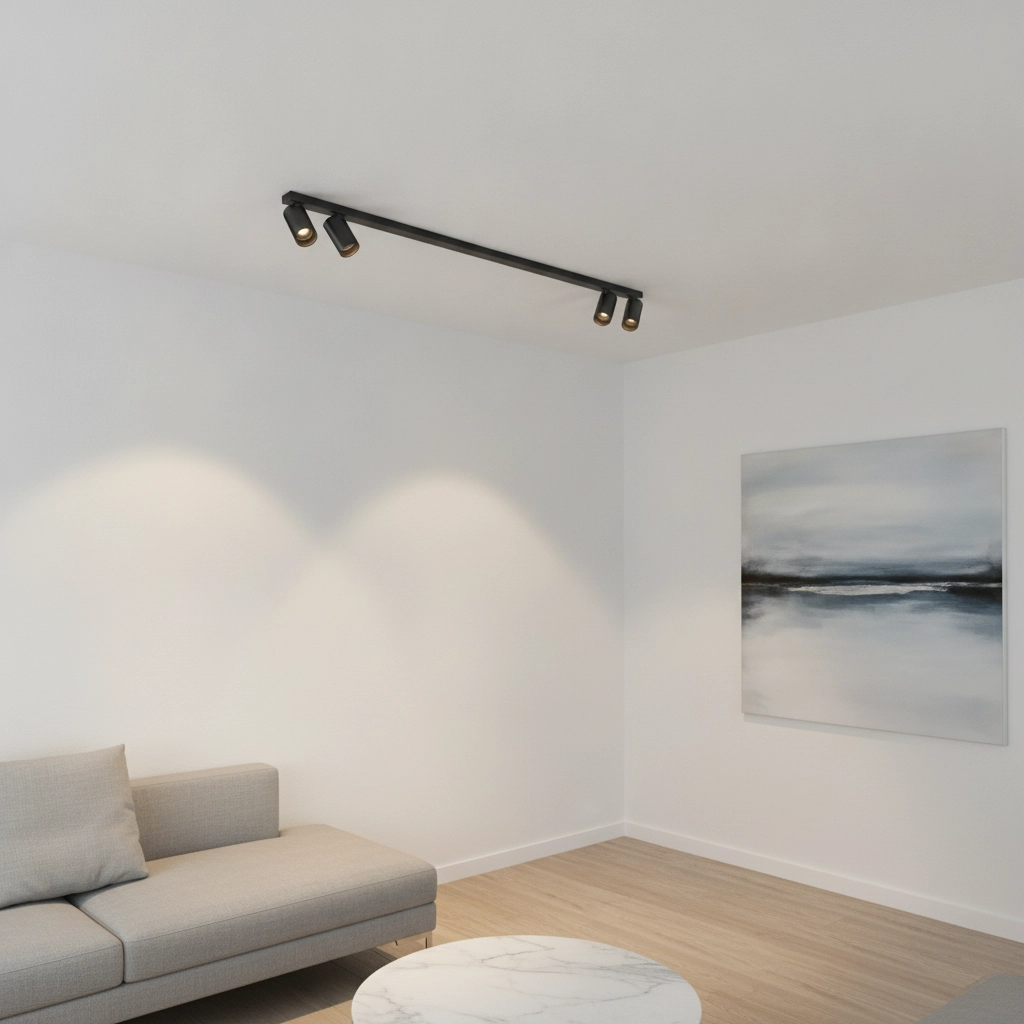 Plafonnier 4 lumières Oso noir