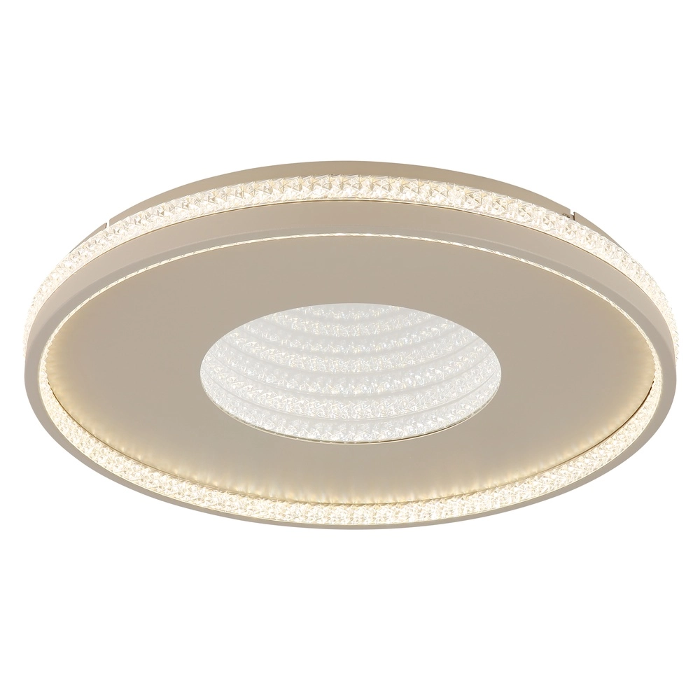 Plafonnier design Shirley brun sable Ø 50,5cm