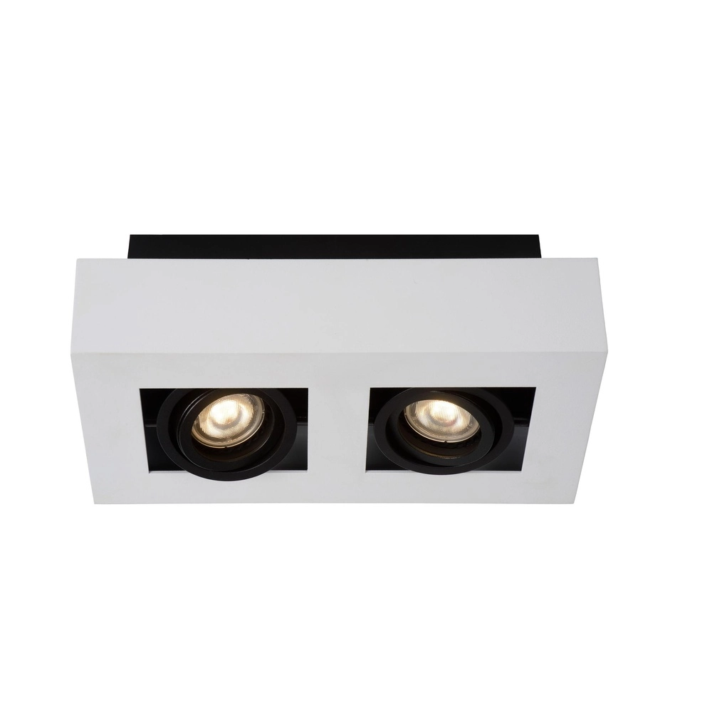 Projecteur de plafond Xirax 2 x 5W blanc Lucide 5411212092311