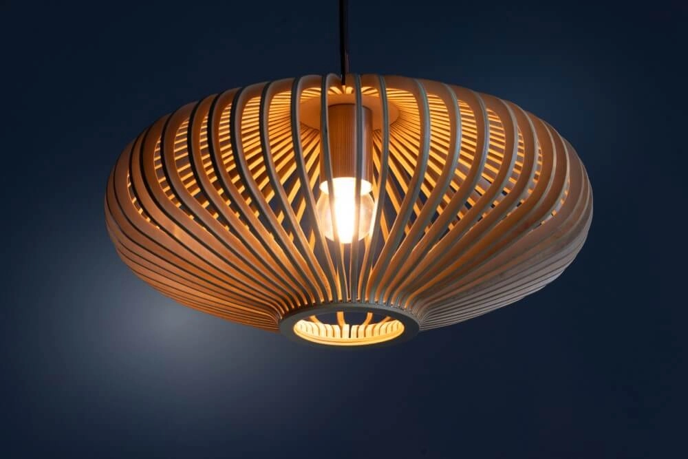 Plafonnier en bois Tess Ø 30 cm ETH 8720195305385