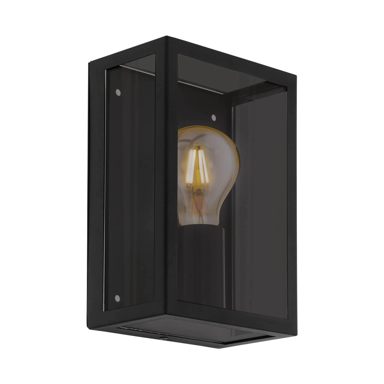 Lampe d'extérieur noire Almonte Smoke