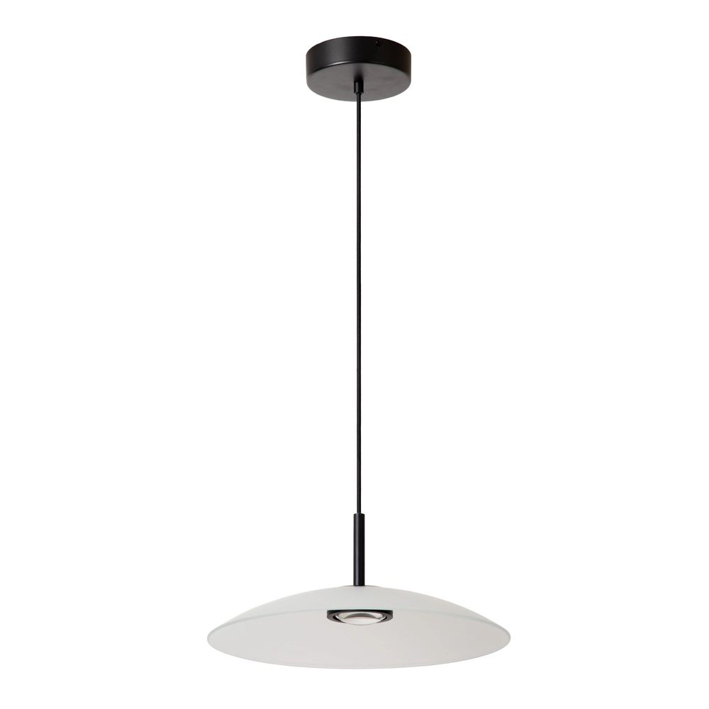 Lampe suspendue élégante Menga Ø verre blanc de 40 cm Premium by Lucide 5411212251183