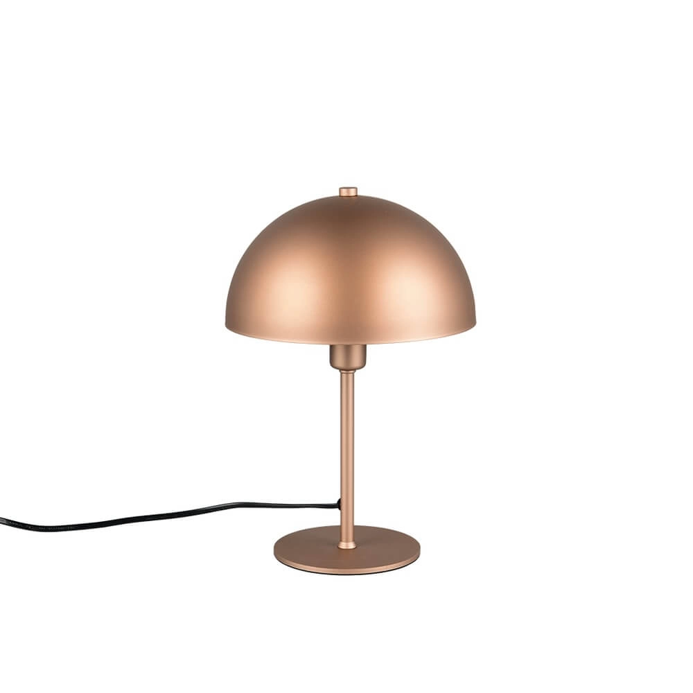 Lampe de table design Nola marron café Ø 20cm Trio 4017807633924
