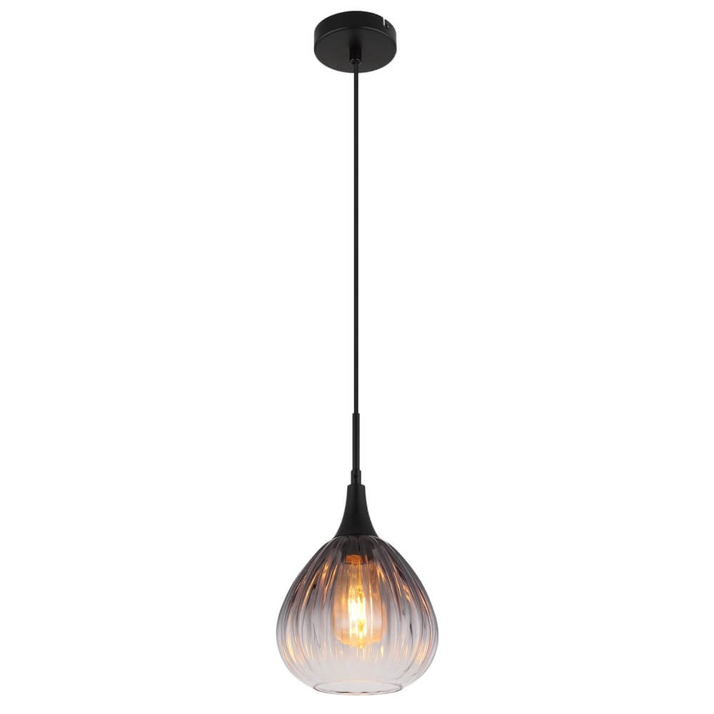 Suspension noire Olsen Ø 20cm Suspension noire Olsen Ø 20cm