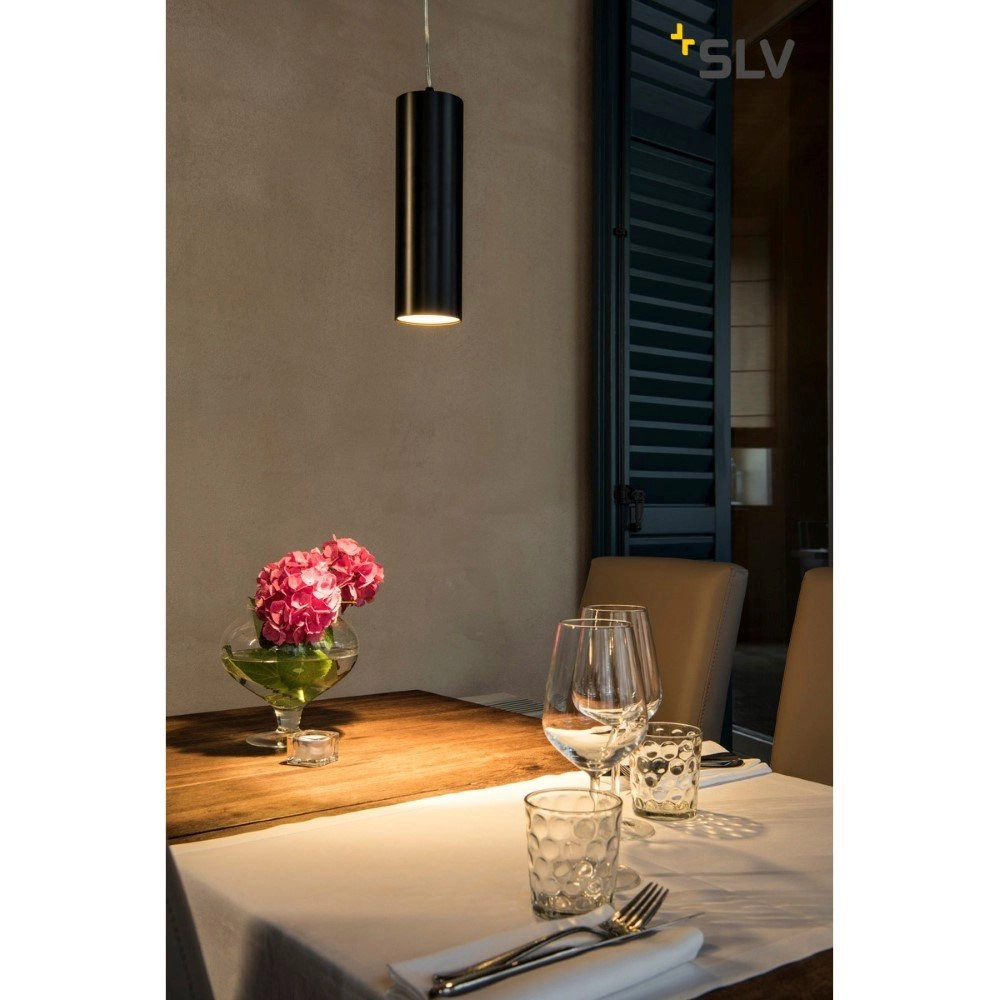 Lampe à suspension LED Anela Pendel noir SLV 4024163191050