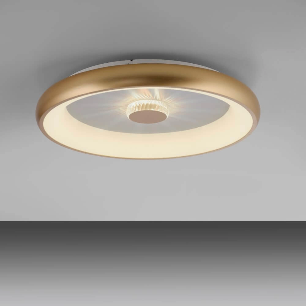 Plafonnier rond Vertigo laiton Ø 61,5cm Just Light 4043689995096