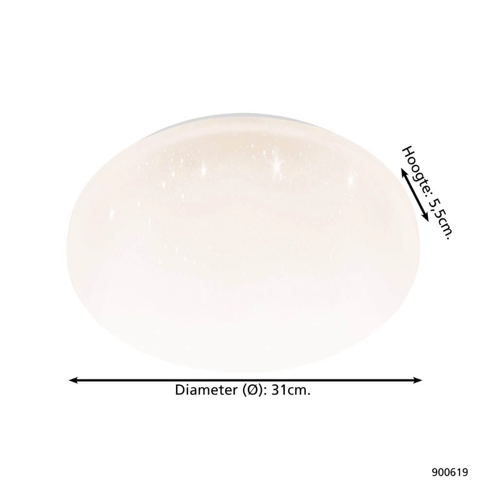 Plafonnier LED Frania-S Ø 31cm - 3000K Eglo 9008606245161