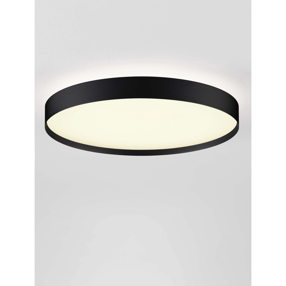 Plafonnier Roi noir Ø 50cm Lyora 5212017448965