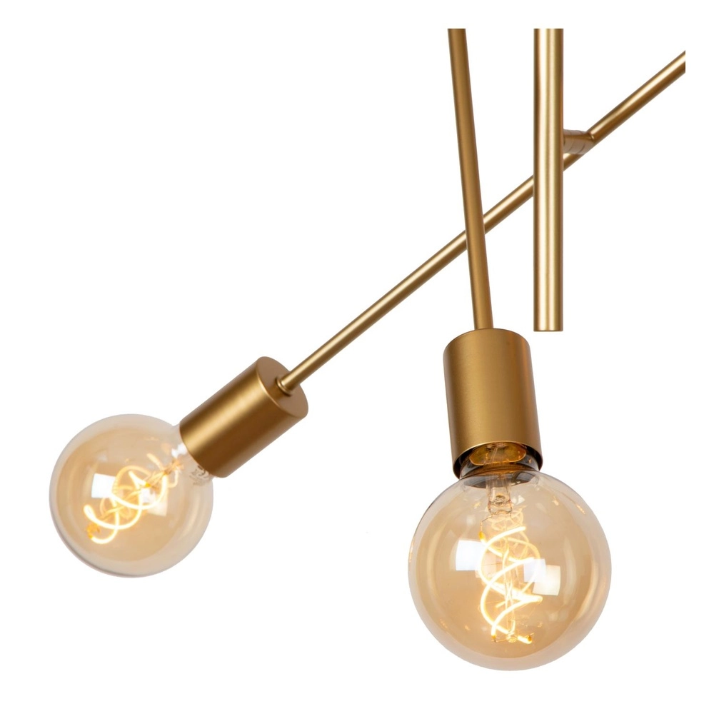 Lampe de plafond Lester Or 6 lumières Lucide 5411212211743