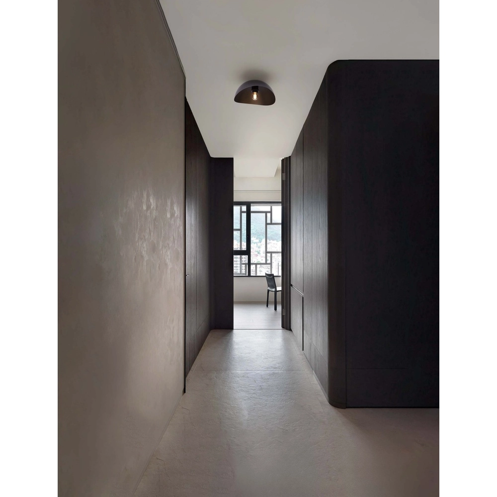 Plafonnier Opsi noir Ø 30cm Lyora 5212017458070