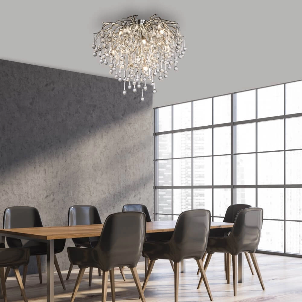 Lustre Icicle métal 50cm Paul Neuhaus 4012248352090