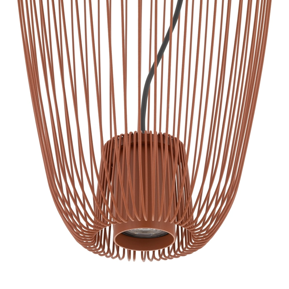 Lampe cage Pumpkin terre cuite Ø 27cm Lyora 5903139114967