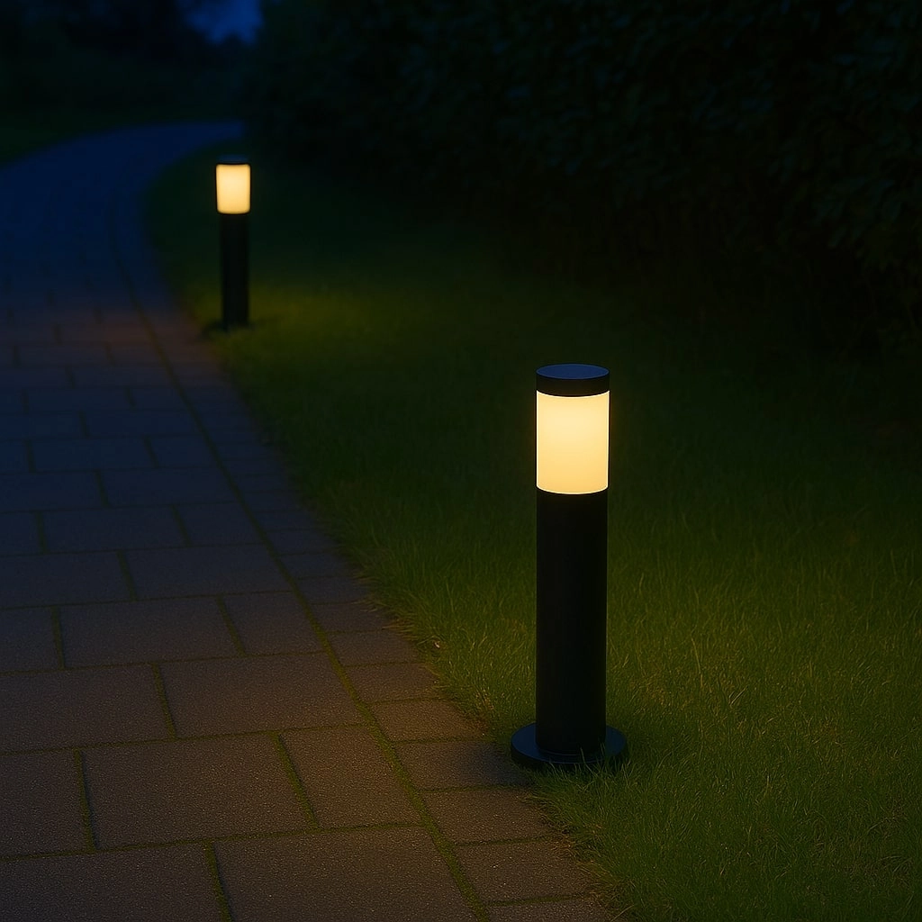 Lampe d'extérieur sur pied noire Manila 45 cm - noir Lyora 5903002033838
