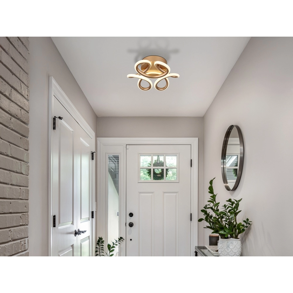 Lampe de plafond champagne Melisand Unique Globo 9007371509348