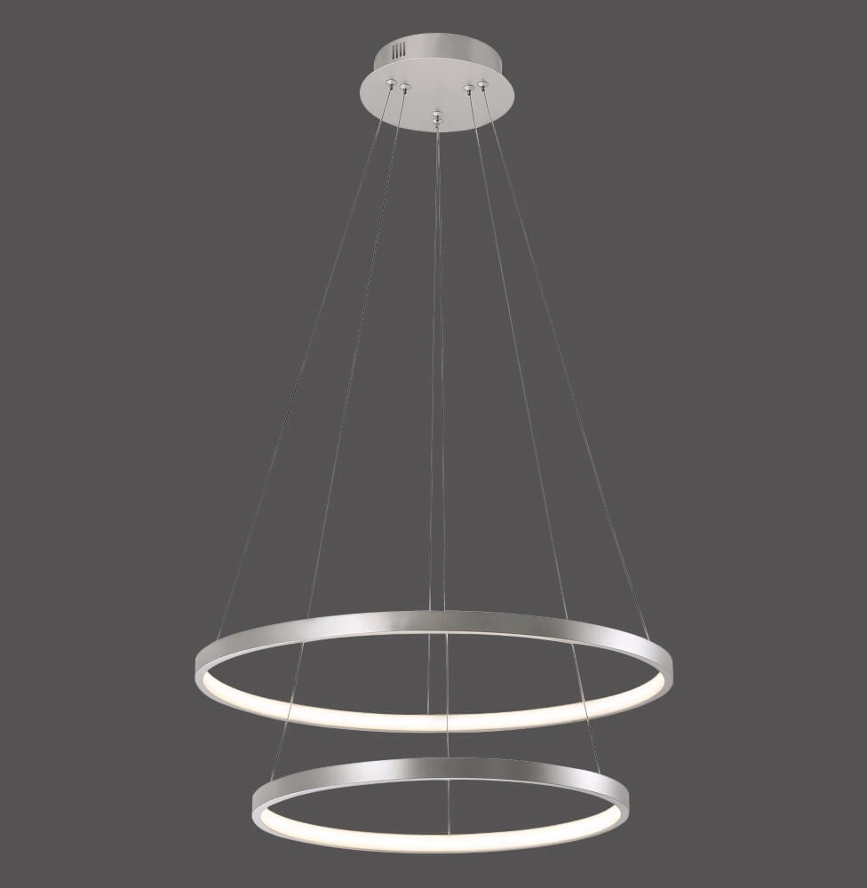 Lampe suspendue ronde Circle argent Just Light 4043689960445