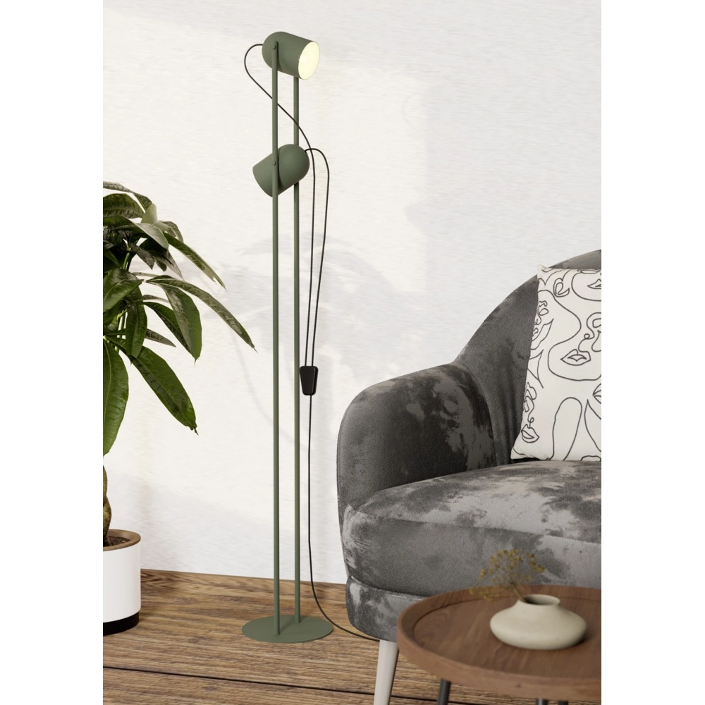 Lampadaire design Tilston vert Eglo 9008606359707