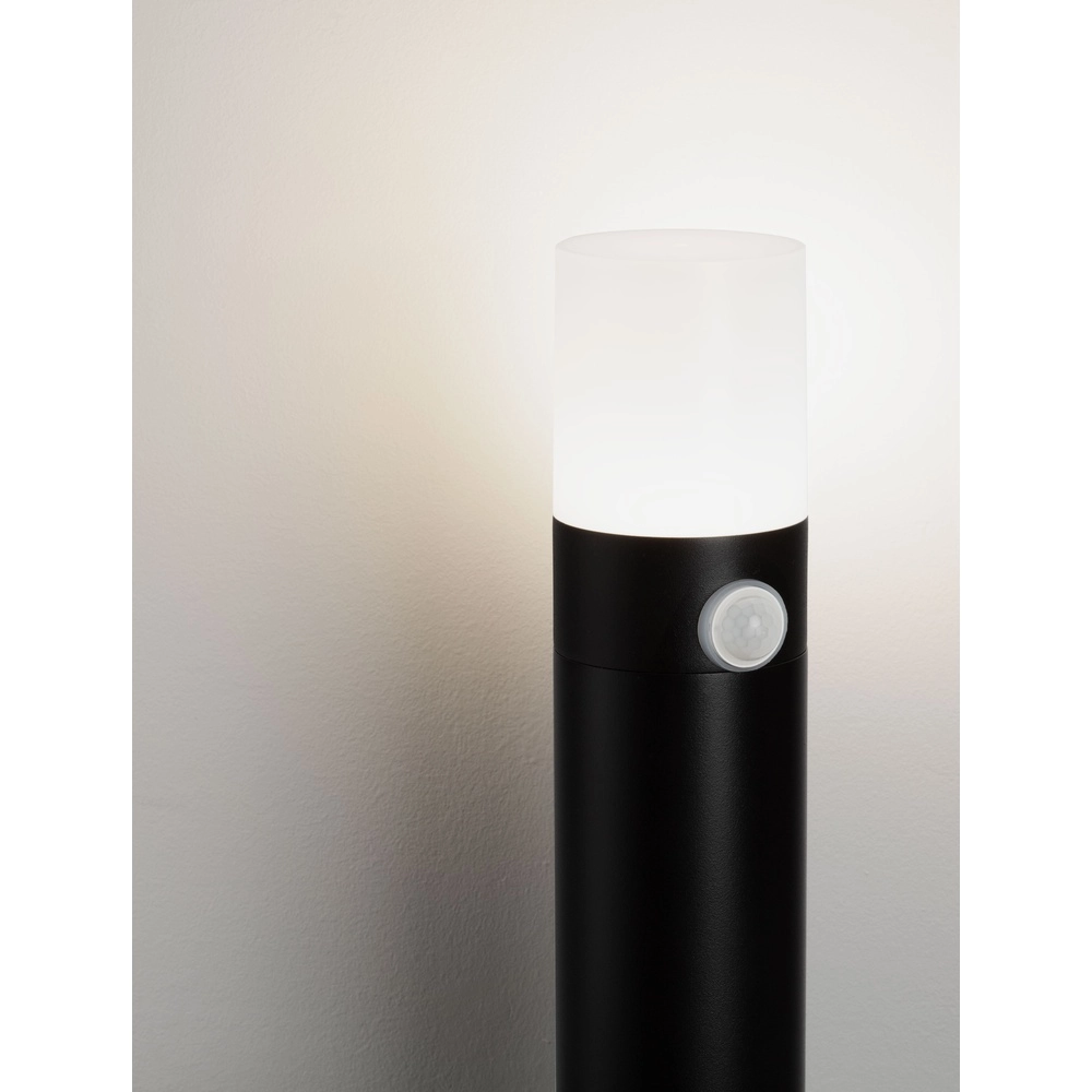 Lampe de jardin design Paul Noir avec capteur Lyora 5212017448262