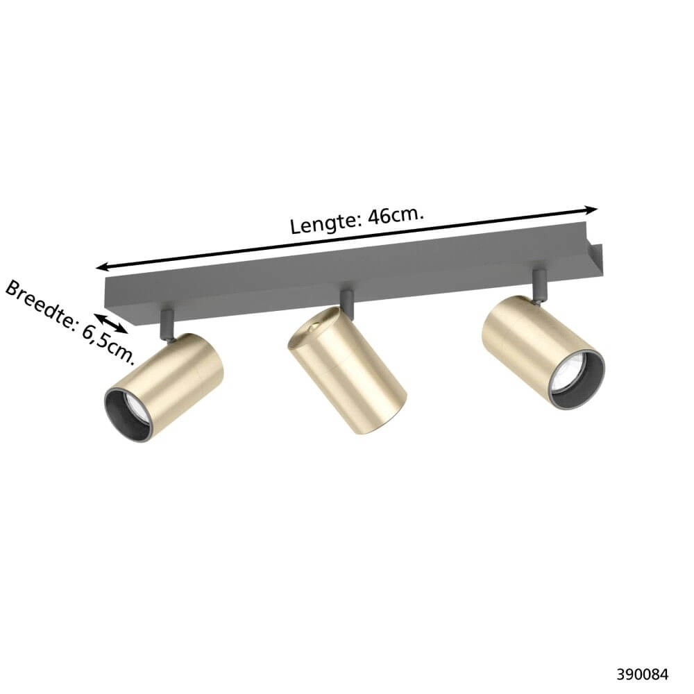 Spot en saillie chic Cumaribo 3 lumières Stars of Light 9008606221387