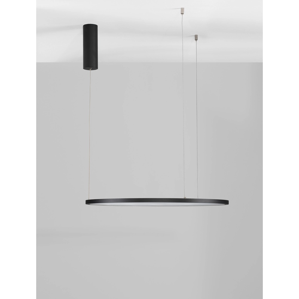 Suspension ronde Tarquin noir Ø 60cm Suspension ronde Tarquin noir Ø 60cm