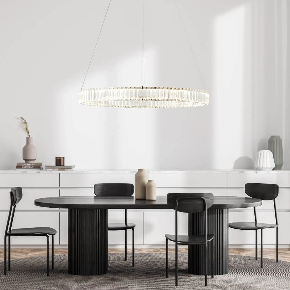 Lampe suspendue design Queen chrome Brilliant 4004353421655