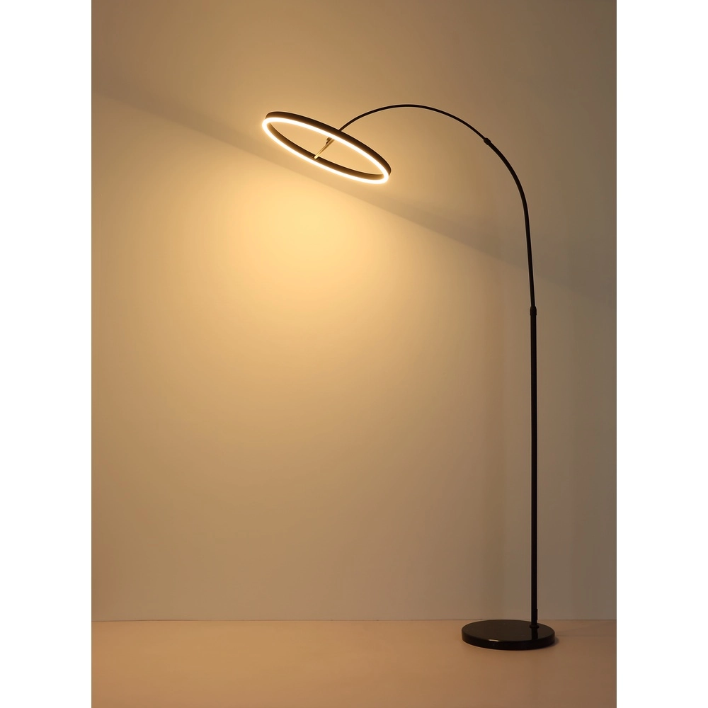 Lampe à arc de conception Jerrold Noir Globo 9007371566396