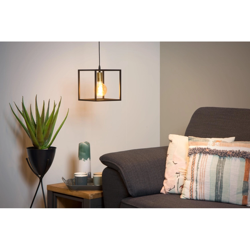 Lampe suspendue Ruben Noir Lucide 5411212000156