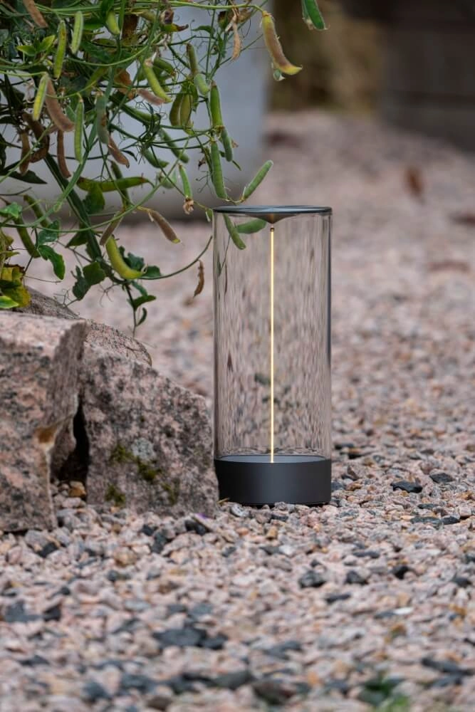 Lampe rechargeable Edison L anthracite KonstSmide 7318307847376