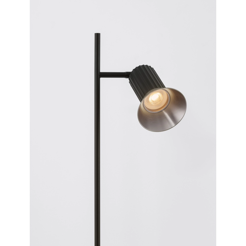 Lampe de table design Luvia noir avec bronze Lyora 5212017475602