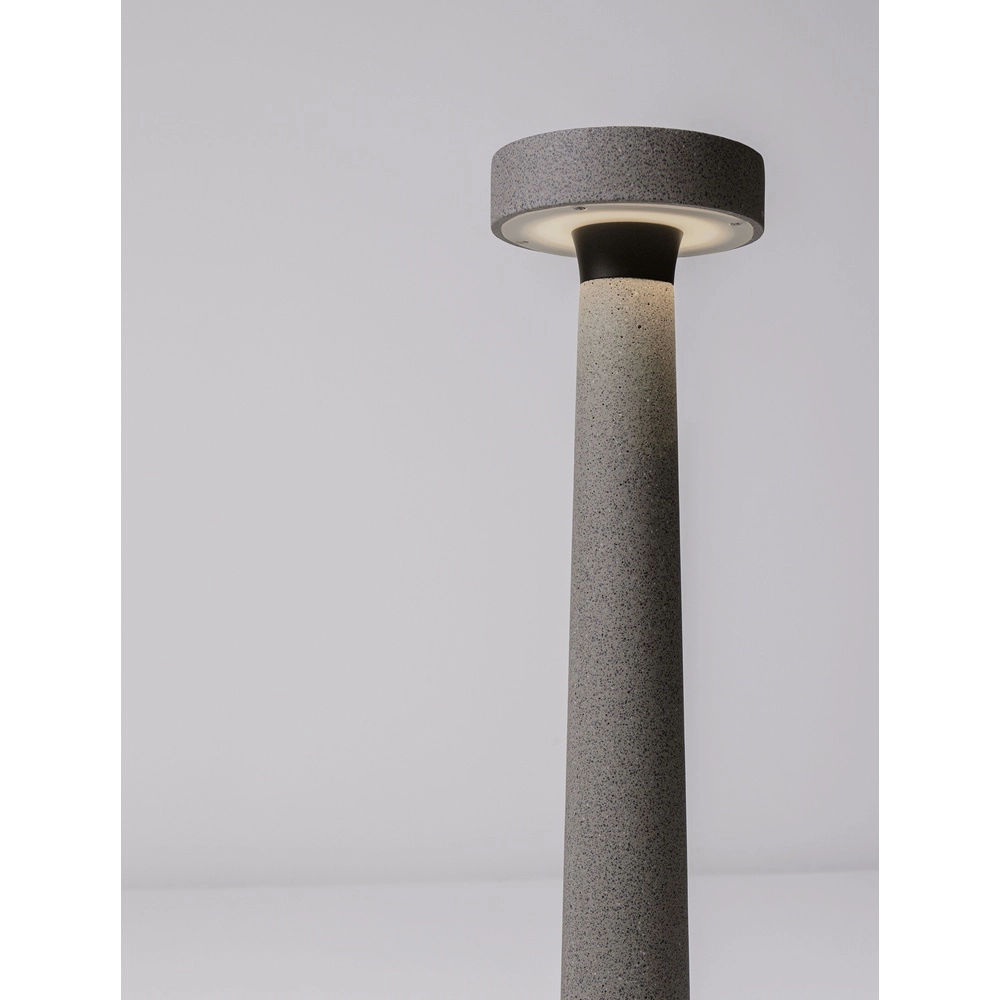 Lampe de jardin Cram gris béton 50cm Lyora 5212017454683