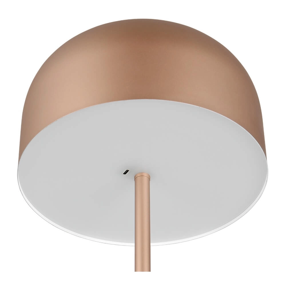 Lampadaire rechargeable Jeff brun café Trio 4017807640915