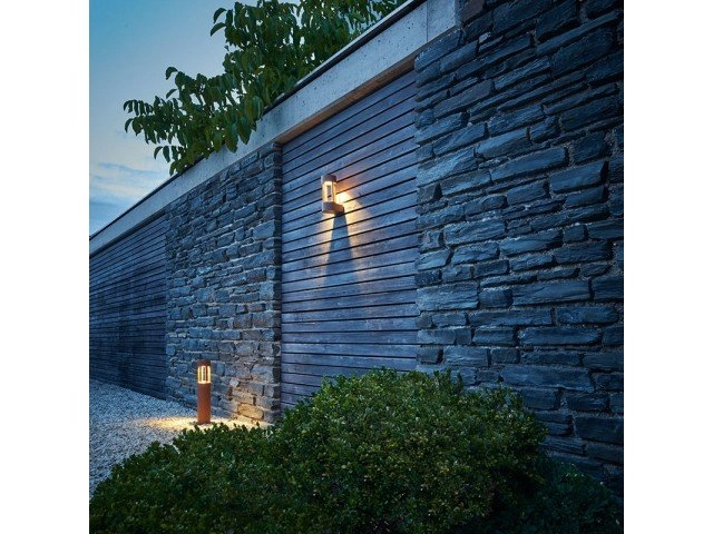 LED lampe d'extérieur Slots Wall brun rouille SLV 4024163150873