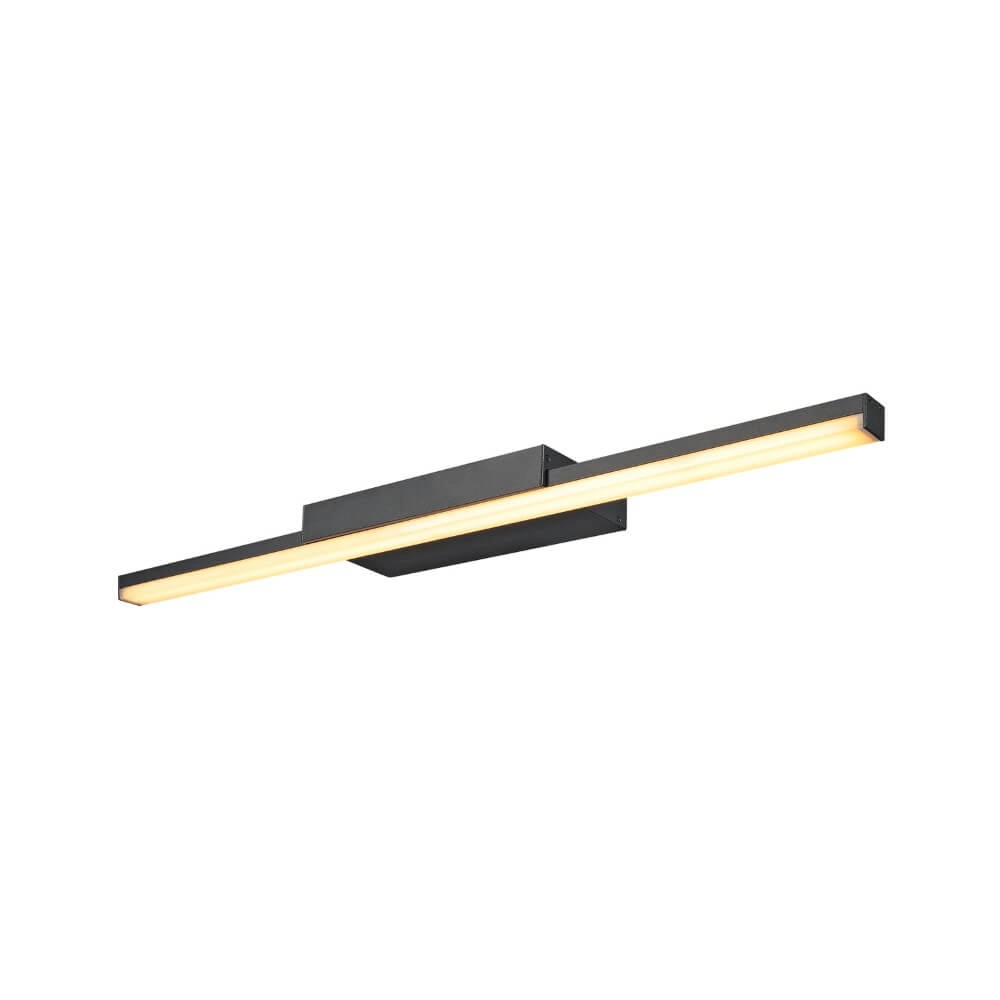 Éclairage de miroir à LED Glenos II noir