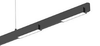 Lampe suspendue de bureau LED Bloc noir Steinhauer 8712746148251