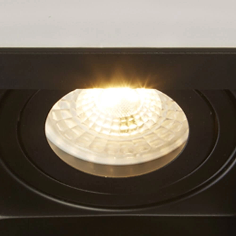 Spot encastré Grid 3 noir Lyora