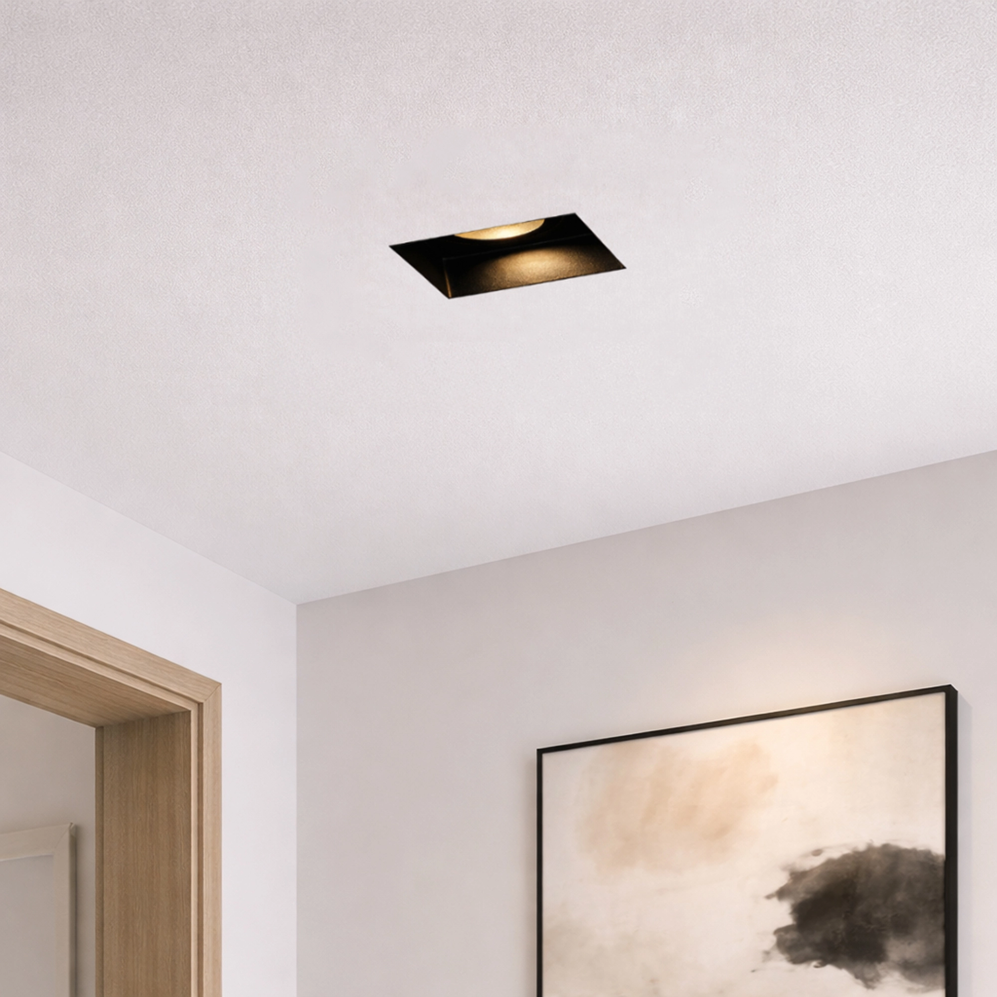 Projecteur encastré Zelda Carré noir Lyora 5053423316154