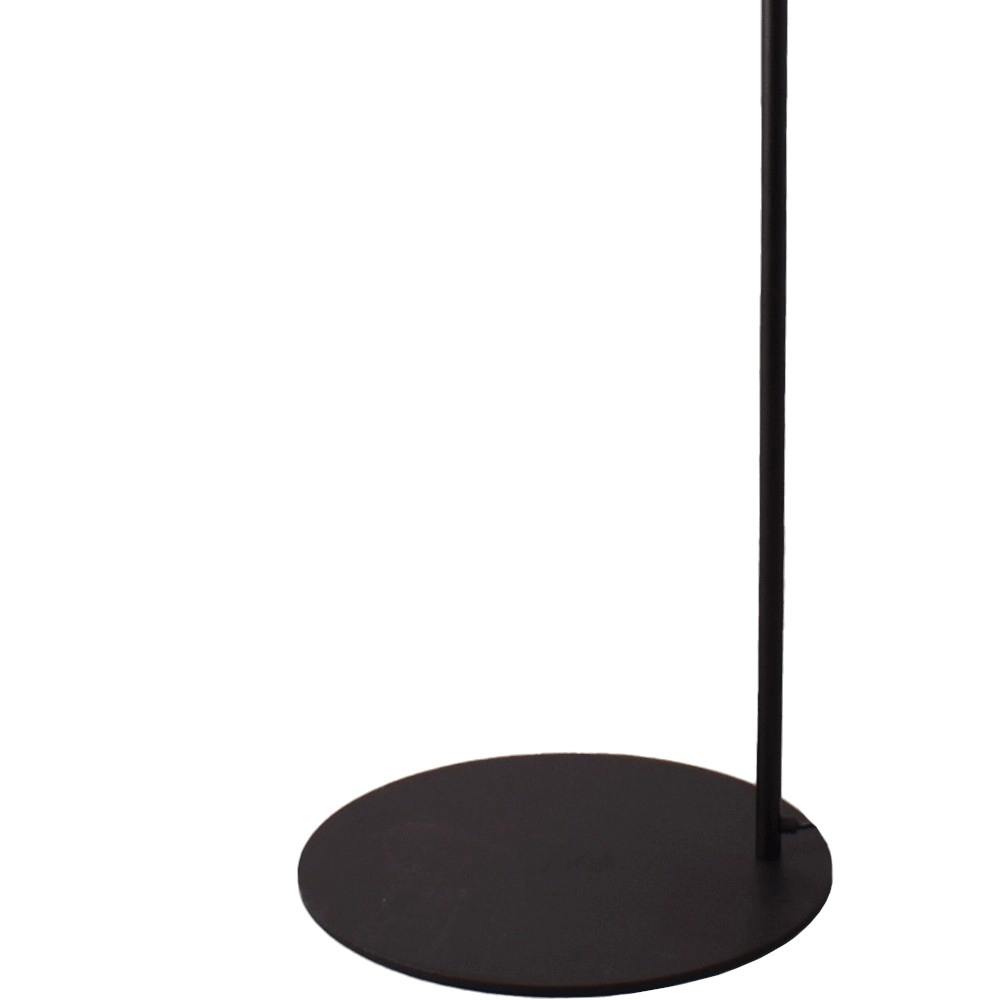 Lampe de pied Lazise noir avec or et verre blanc Masterlight 8718121321943