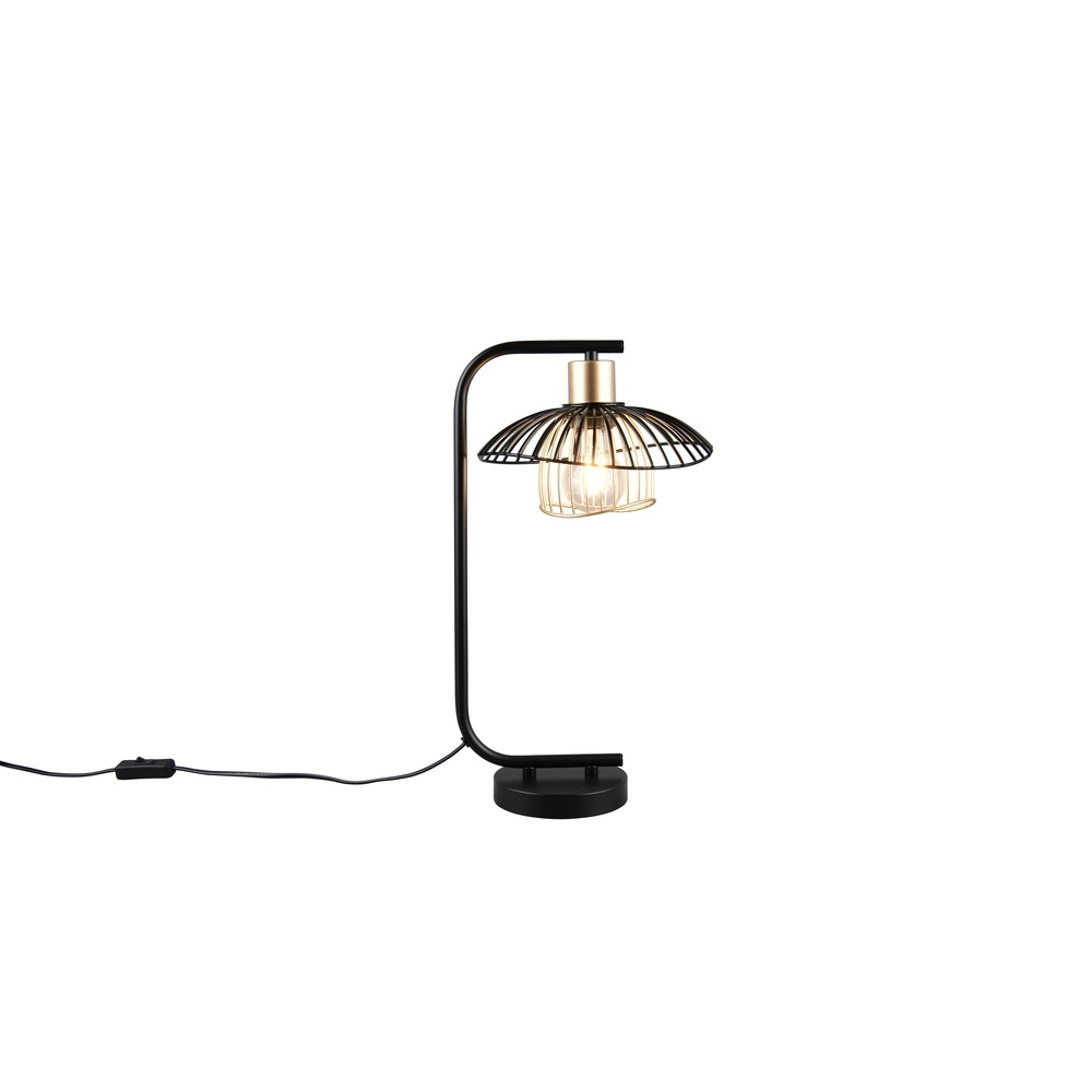 Lampe de table Lauris Noir Trio 4017807678123