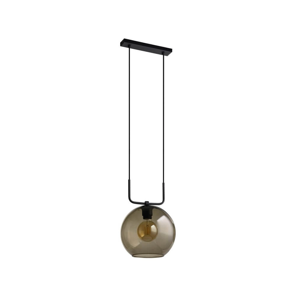 Lampe suspendue Monaco avec verre fumé Lyora 5903139936491