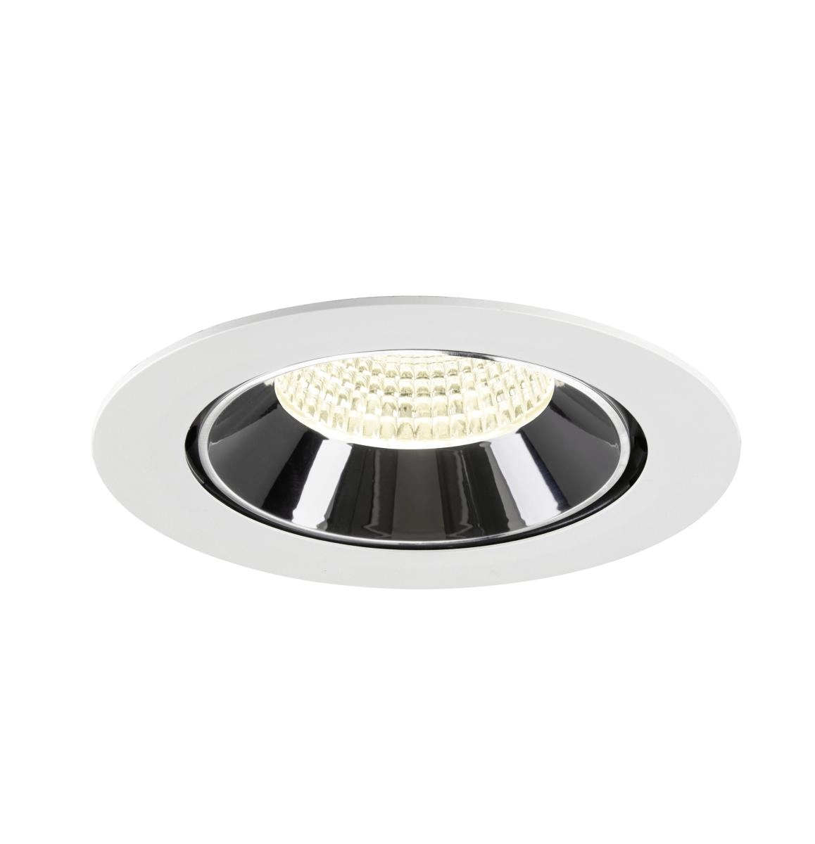 Spot encastré Numinos Gimble XL blanc/chrome 4000K - 55 deg SLV 4024163308373