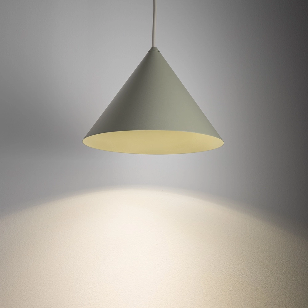Lampe pendante de conception Zenith vert sauge Ø 20,5 cm Lyora 5903139114882
